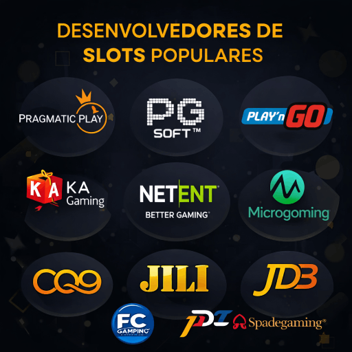 Parceiros desenvolvedores de jogos slots da 8822BET no Brasil
